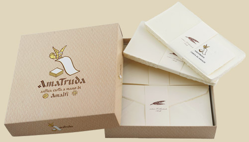 Partecipazioni Matrimonio Carta Amalfi cod. 1218 Produzione Artigianale Set  Composto da 10 partecipazioni, 10 inviti e 10 Buste. : : Casa e  cucina